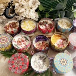 باقة خمس شموع